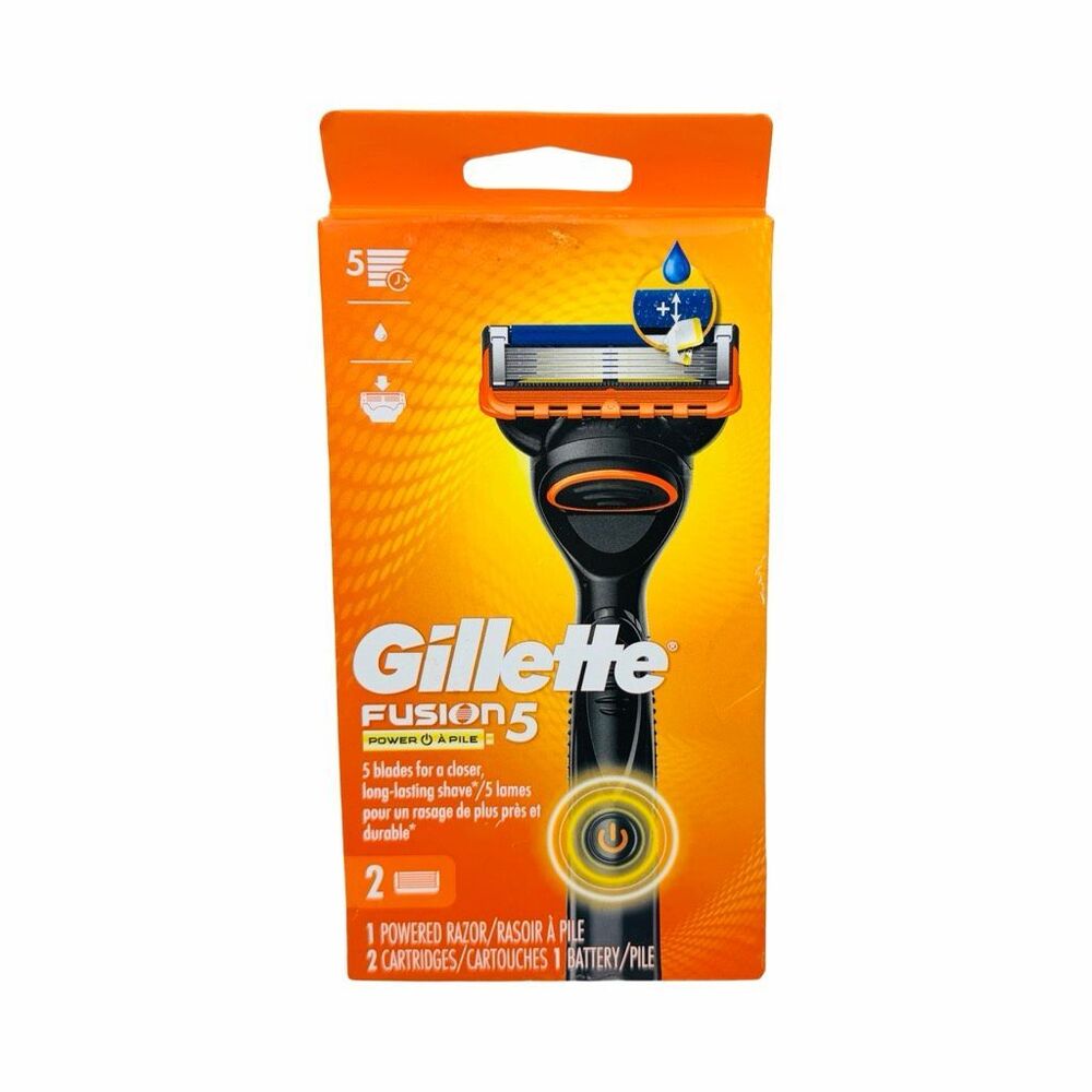 Gillette Fusion5 Power Razor - Battery Powered / 2 Razor Refills